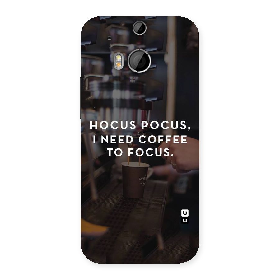 Coffee Focus Back Case for HTC One M8