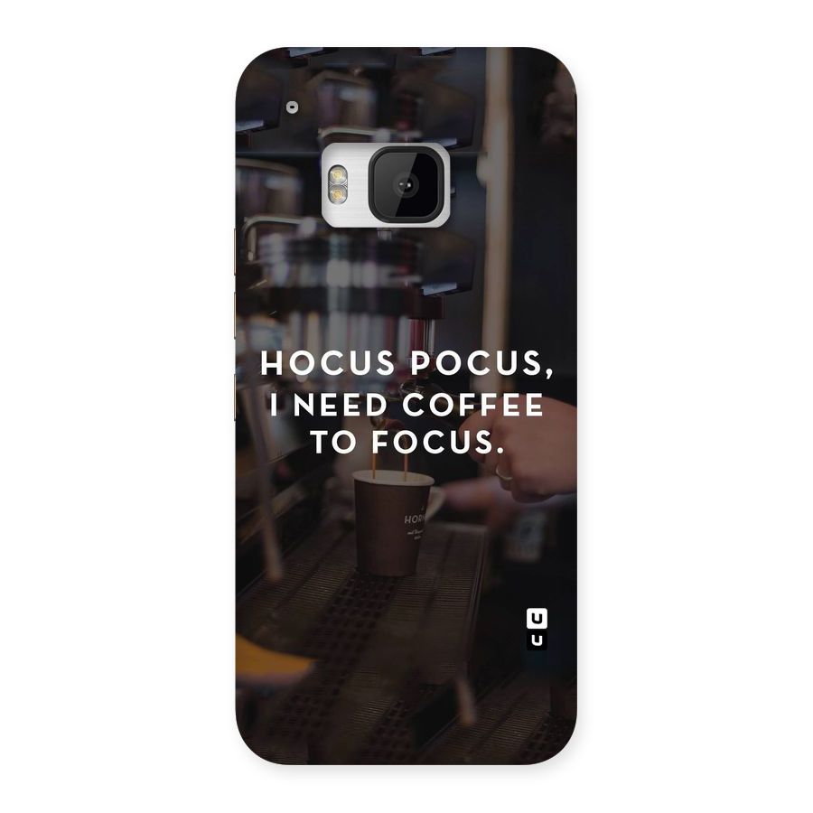 Coffee Focus Back Case for HTC One M9
