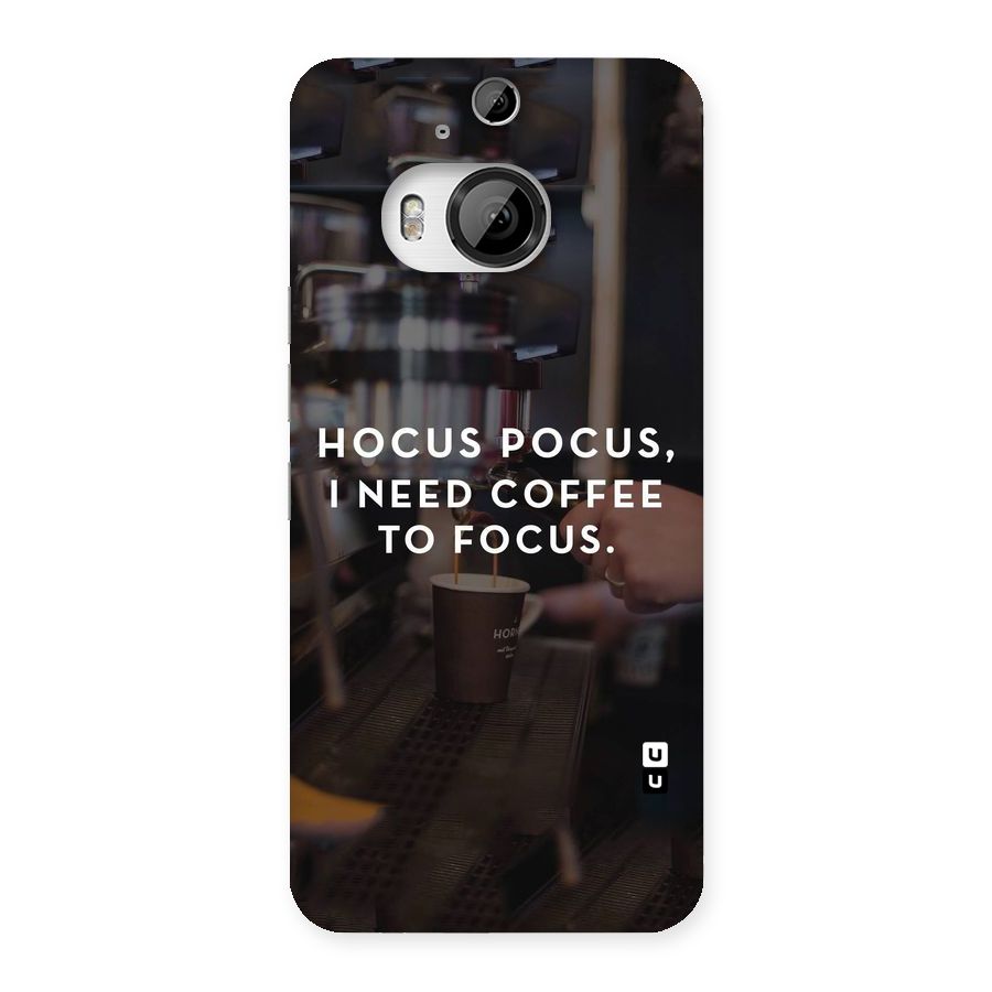Coffee Focus Back Case for HTC One M9 Plus