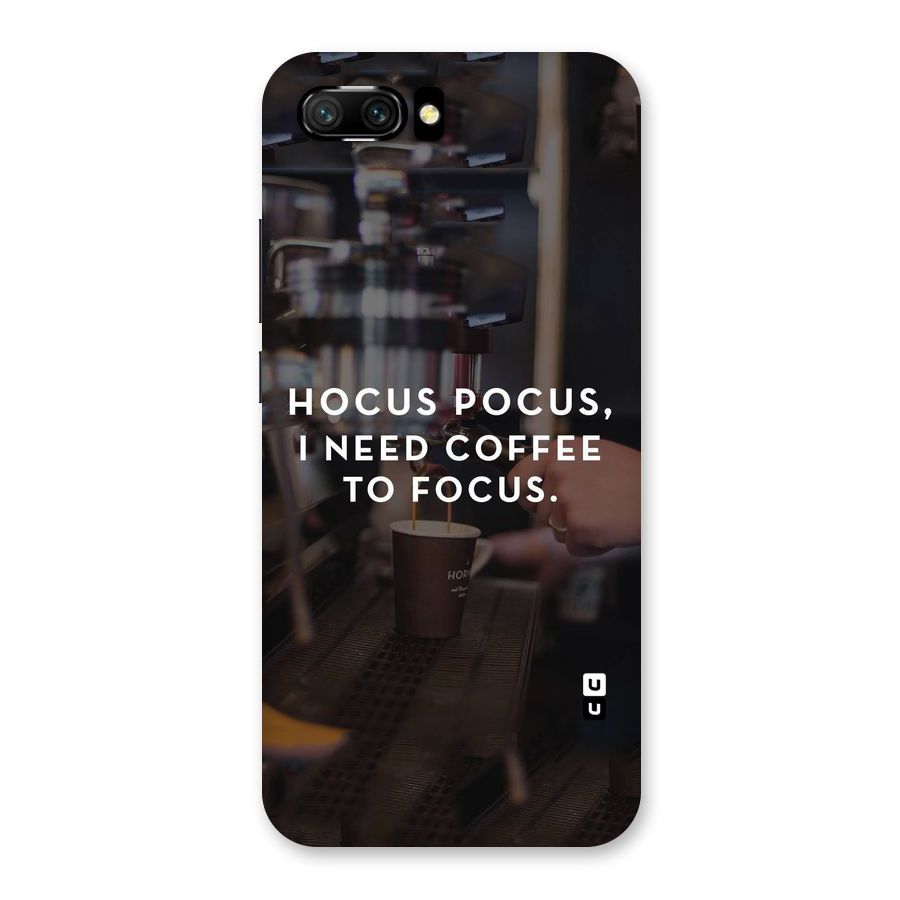 Coffee Focus Back Case for Honor 10