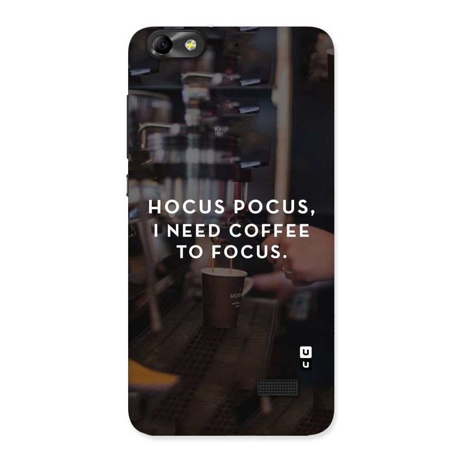 Coffee Focus Back Case for Honor 4C