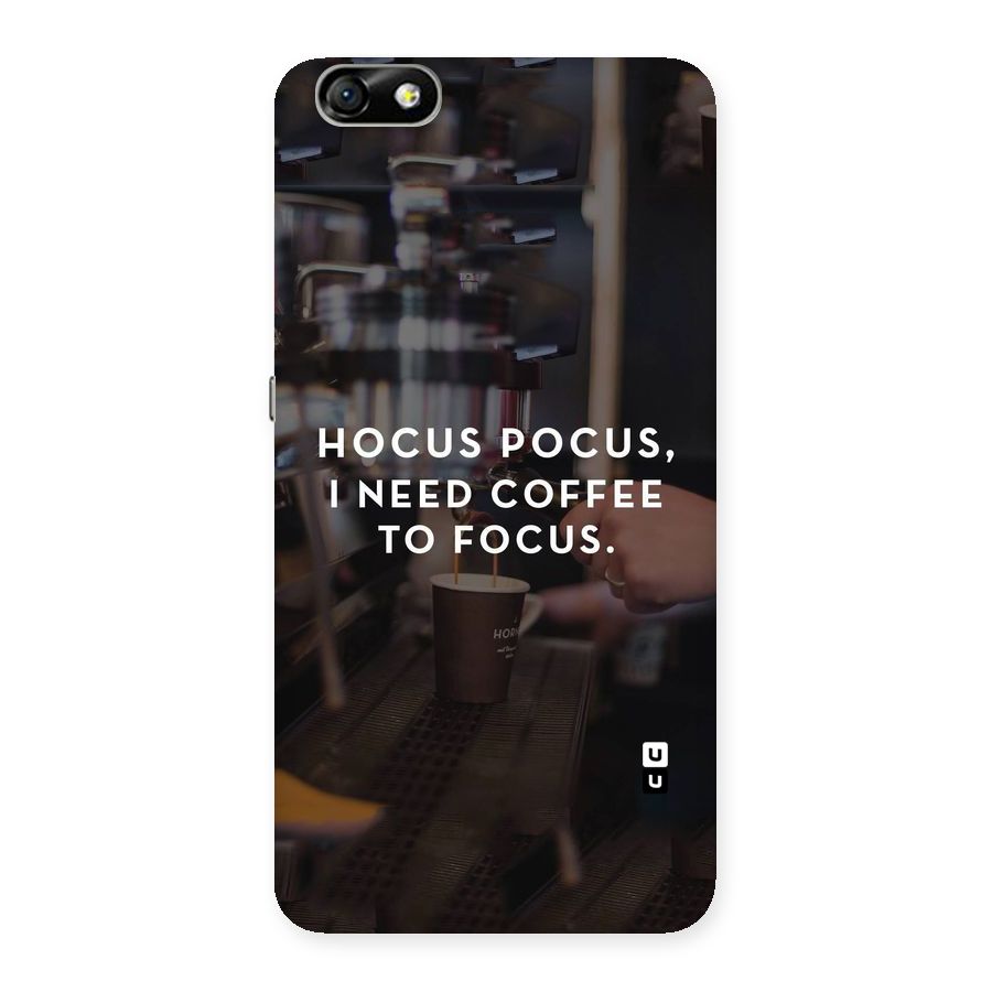 Coffee Focus Back Case for Honor 4X
