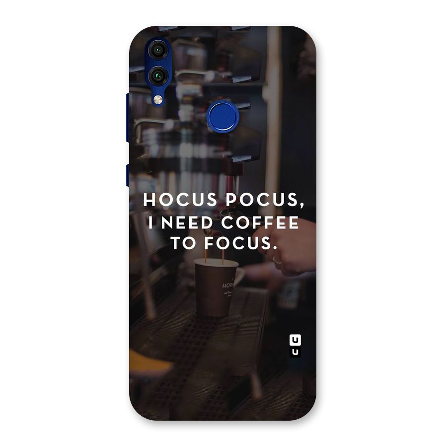 Coffee Focus Back Case for Honor 8C