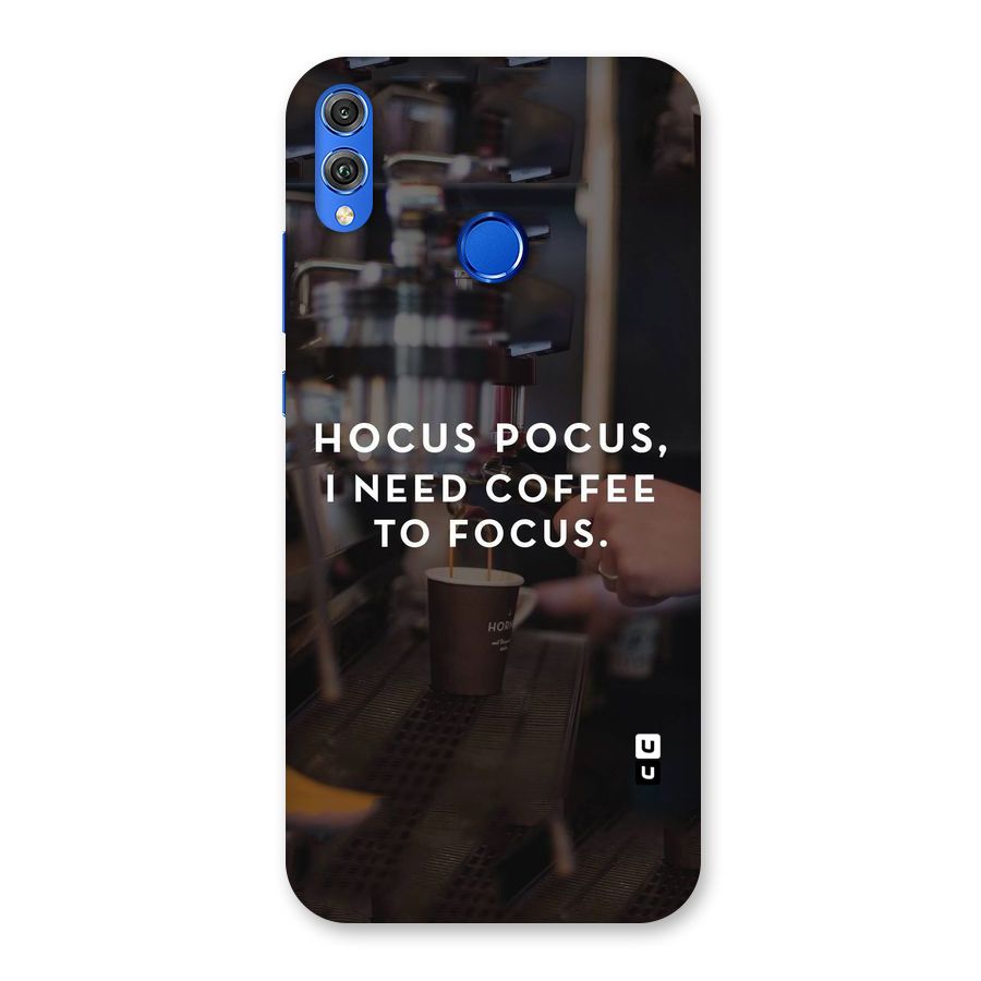 Coffee Focus Back Case for Honor 8X