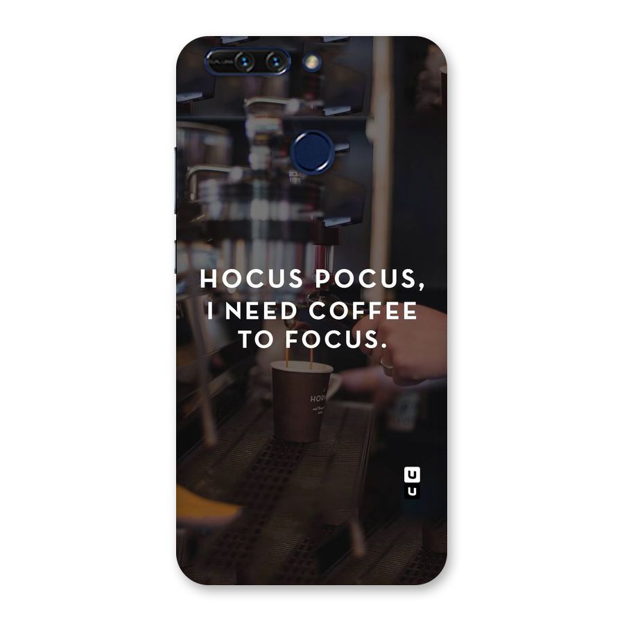 Coffee Focus Back Case for Honor 8 Pro
