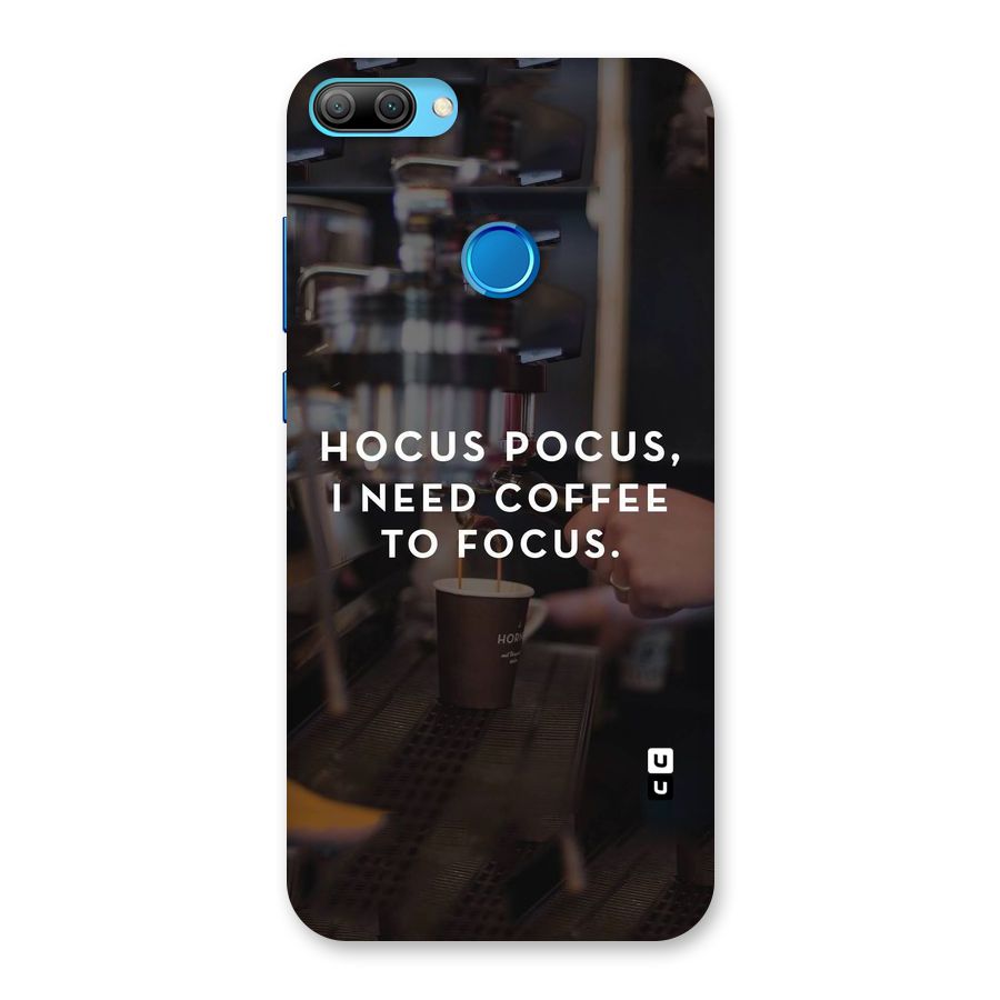 Coffee Focus Back Case for Honor 9N