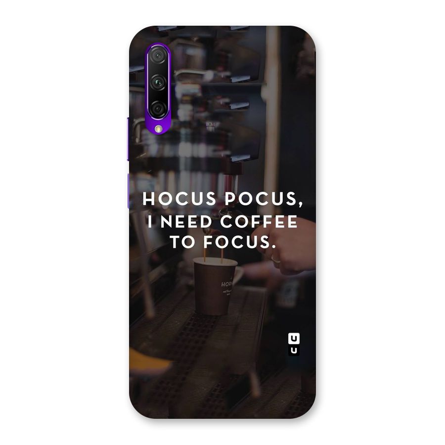 Coffee Focus Back Case for Honor 9X Pro