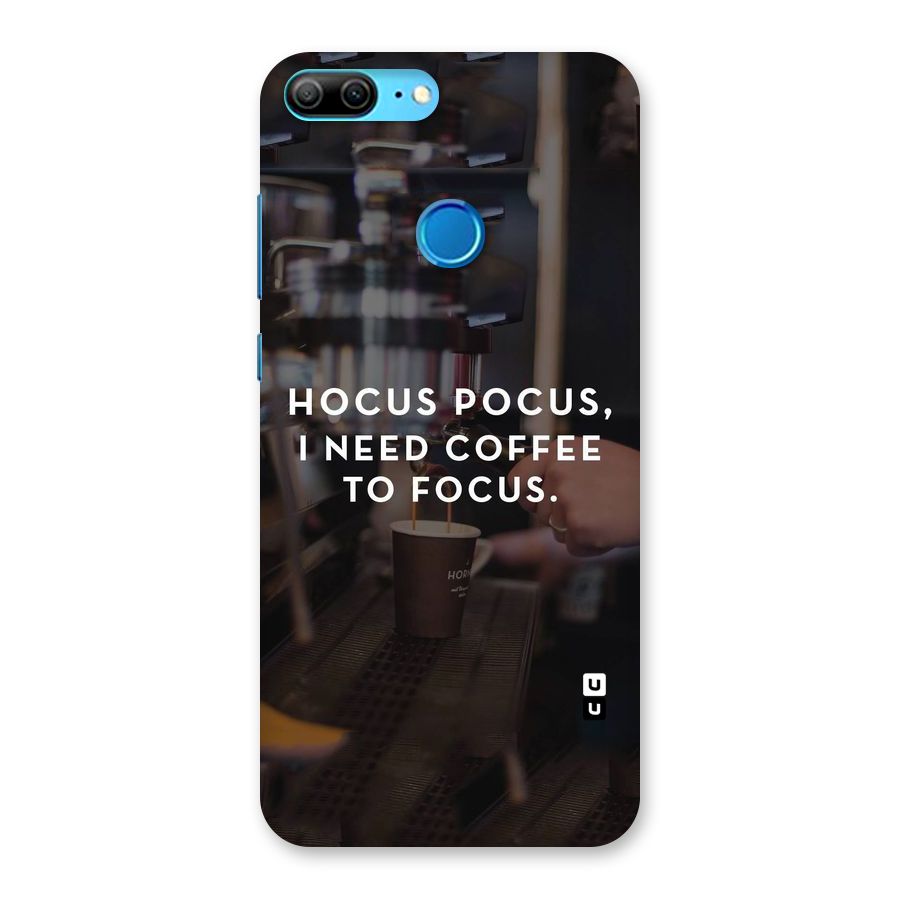 Coffee Focus Back Case for Honor 9 Lite
