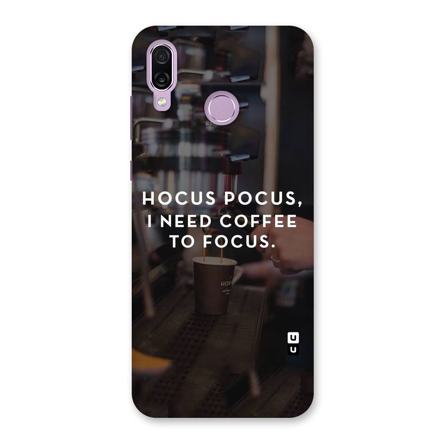 Coffee Focus Back Case for Honor Play