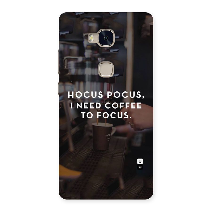Coffee Focus Back Case for Huawei Honor 5X
