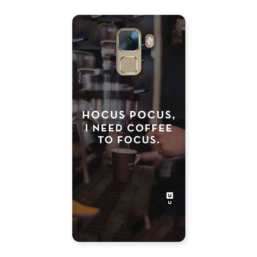 Coffee Focus Back Case for Huawei Honor 7