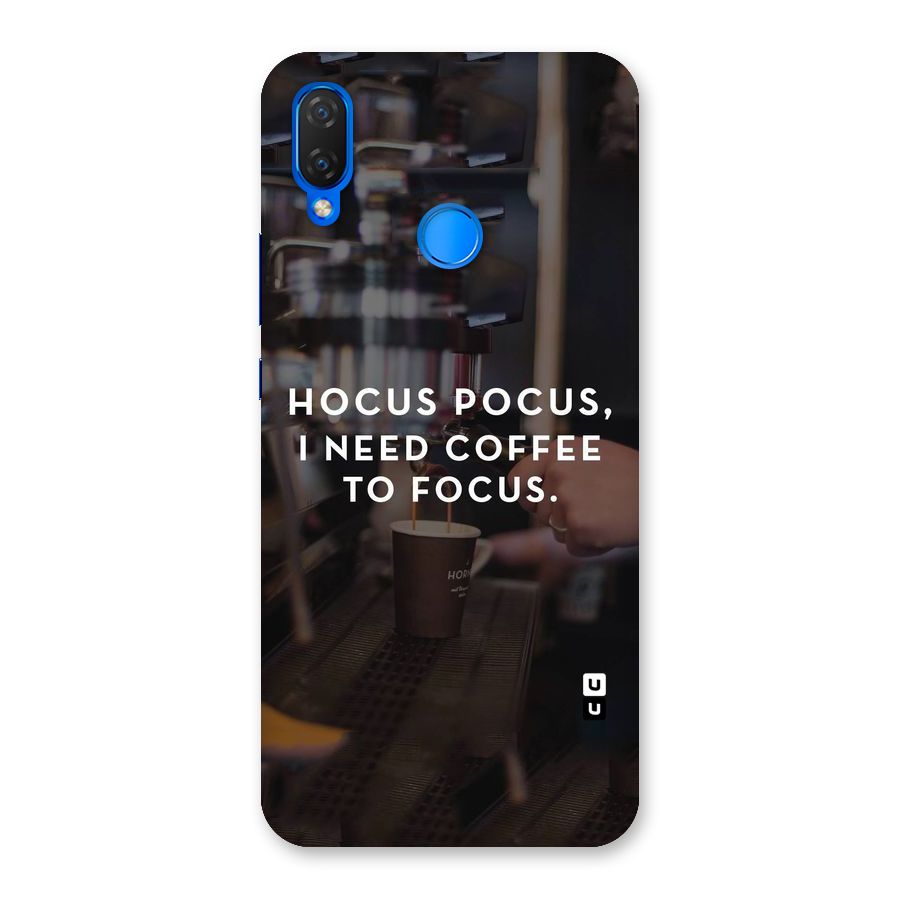 Coffee Focus Back Case for Huawei Nova 3i