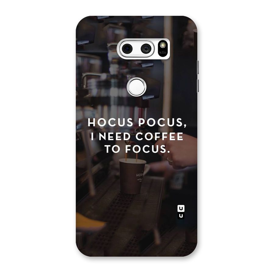 Coffee Focus Back Case for LG V30