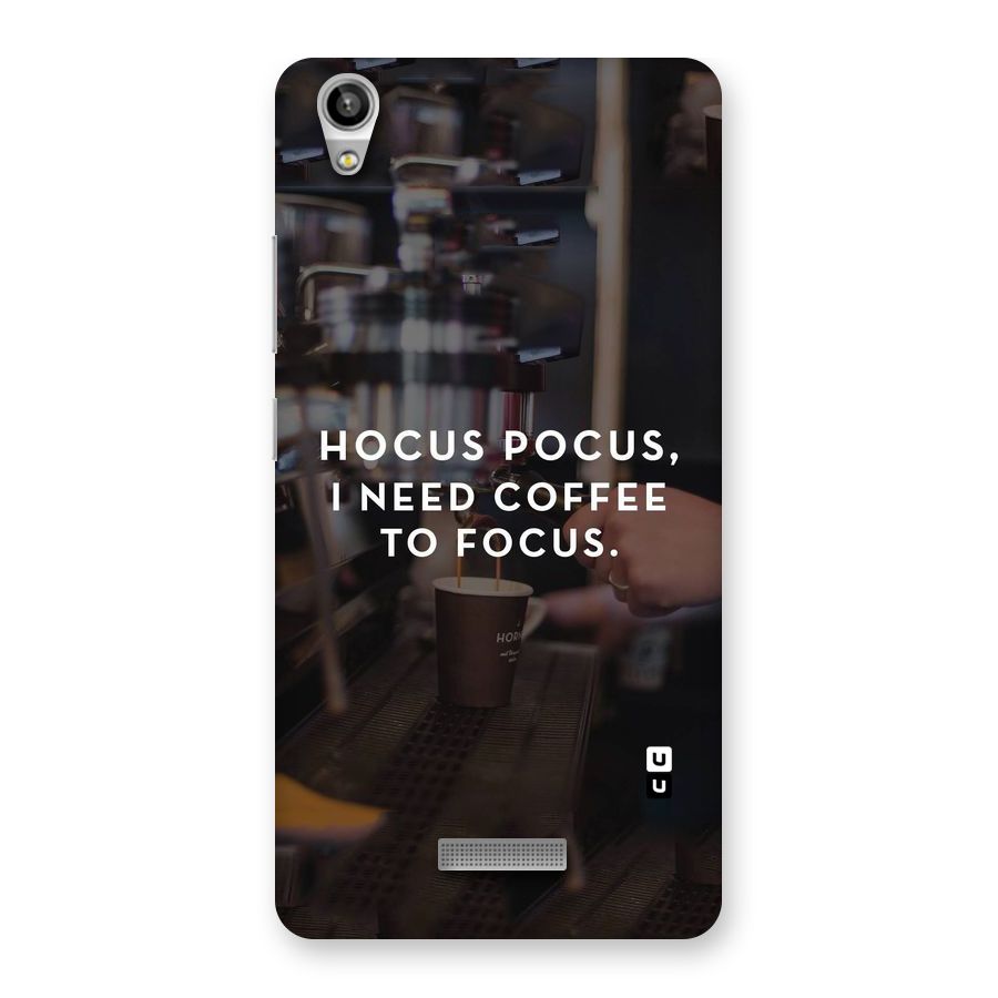 Coffee Focus Back Case for Lava-Pixel-V1