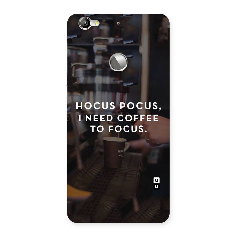 Coffee Focus Back Case for LeTV Le 1s
