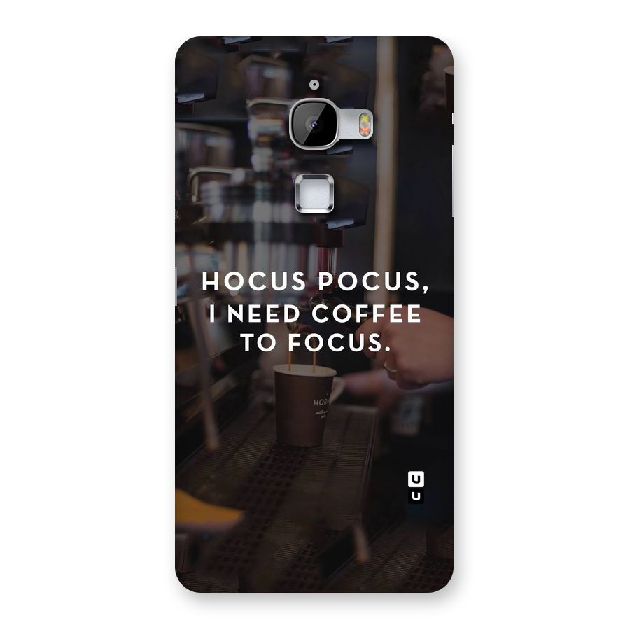Coffee Focus Back Case for LeTv Le Max