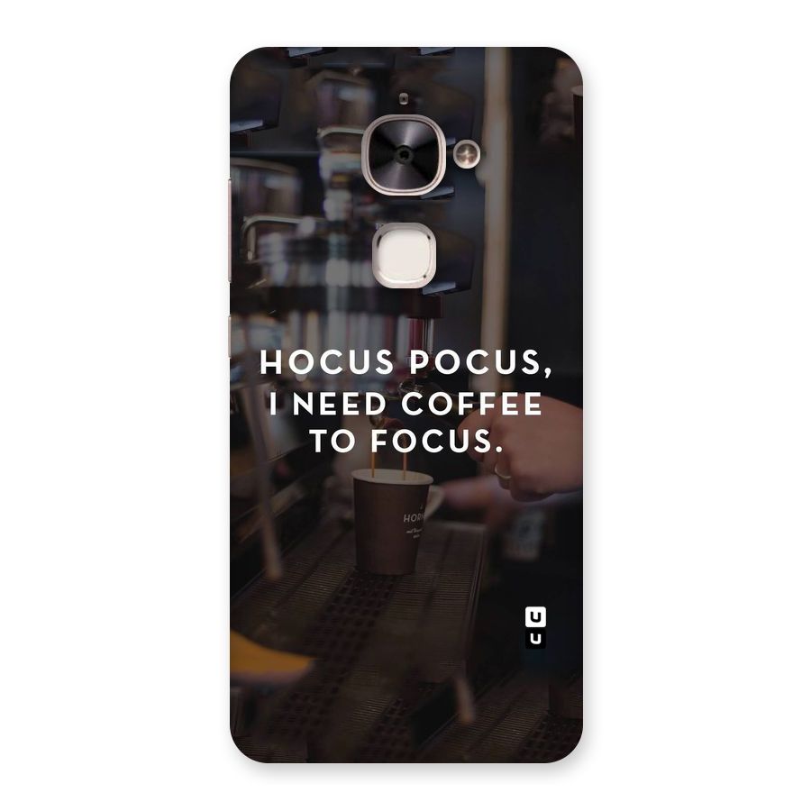 Coffee Focus Back Case for Le 2