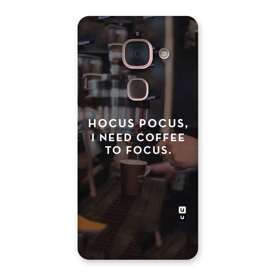 Coffee Focus Back Case for Le Max 2