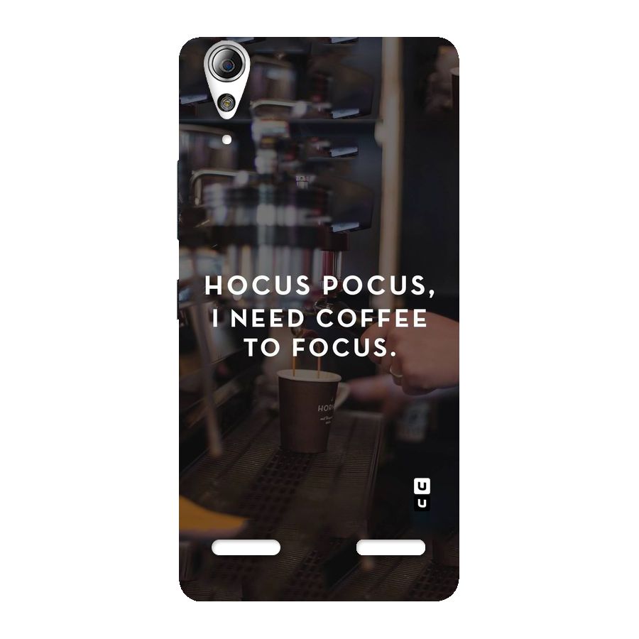 Coffee Focus Back Case for Lenovo A6000