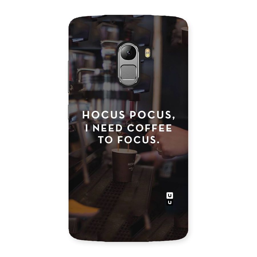 Coffee Focus Back Case for Lenovo K4 Note
