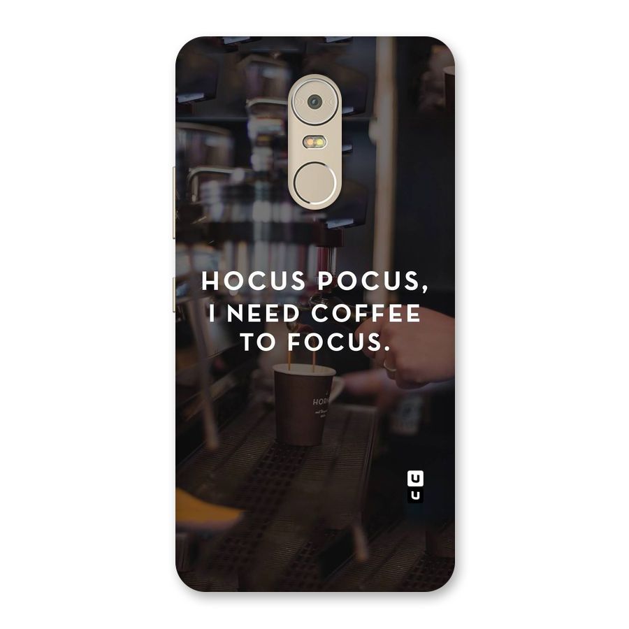 Coffee Focus Back Case for Lenovo K6 Note