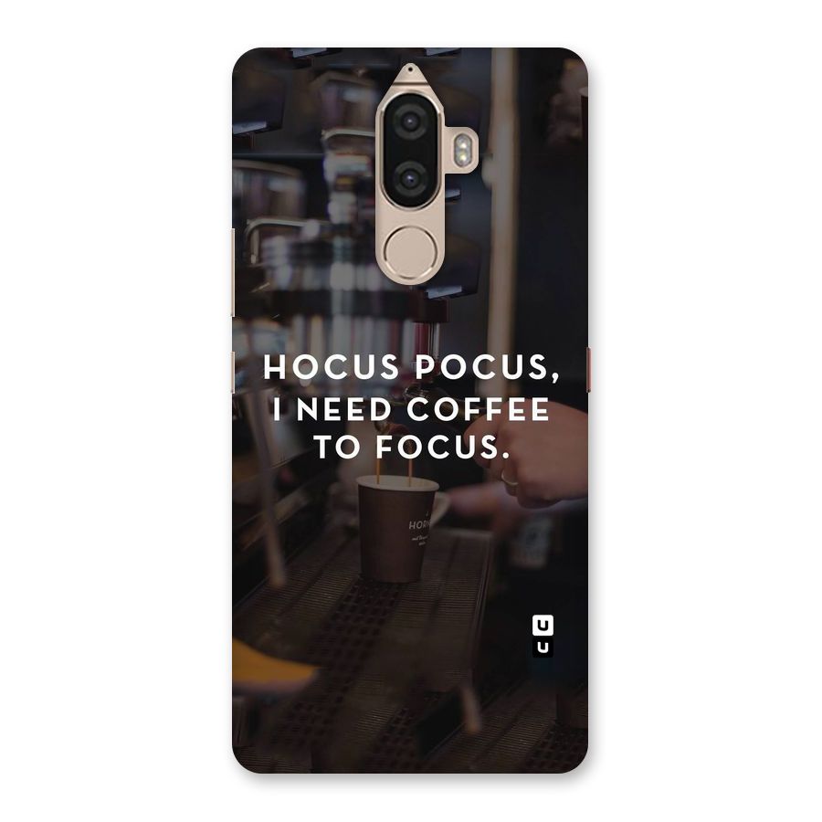 Coffee Focus Back Case for Lenovo K8 Note