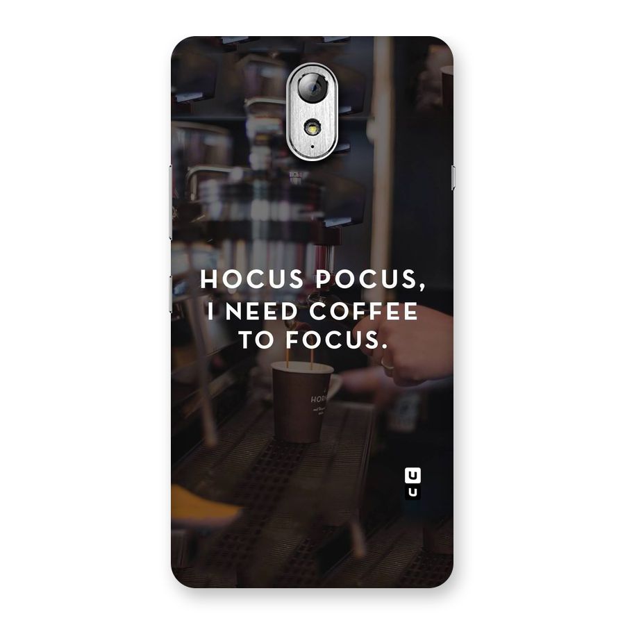 Coffee Focus Back Case for Lenovo Vibe P1M
