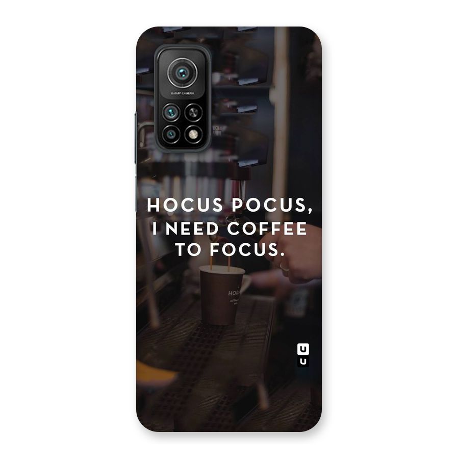 Coffee Focus Back Case for Mi 10T 5G