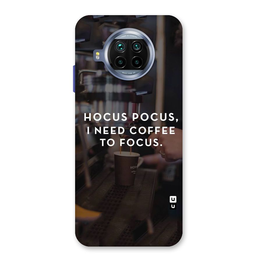 Coffee Focus Back Case for Mi 10i