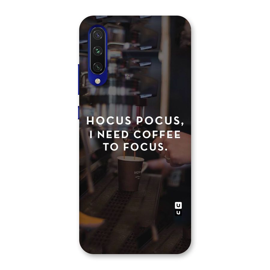 Coffee Focus Back Case for Mi A3