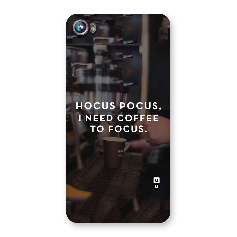 Coffee Focus Back Case for Micromax Canvas Fire 4 A107
