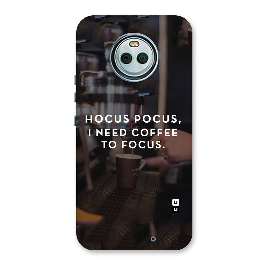 Coffee Focus Back Case for Moto X4
