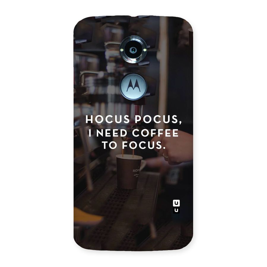 Coffee Focus Back Case for Moto X 2nd Gen