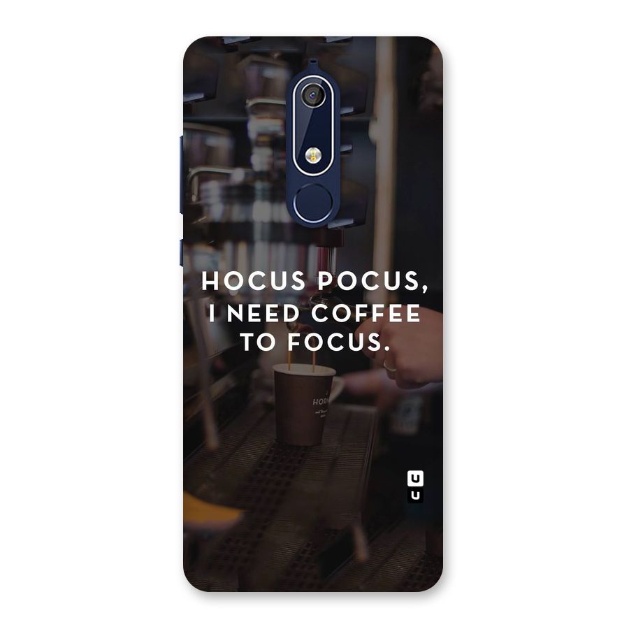 Coffee Focus Back Case for Nokia 5.1