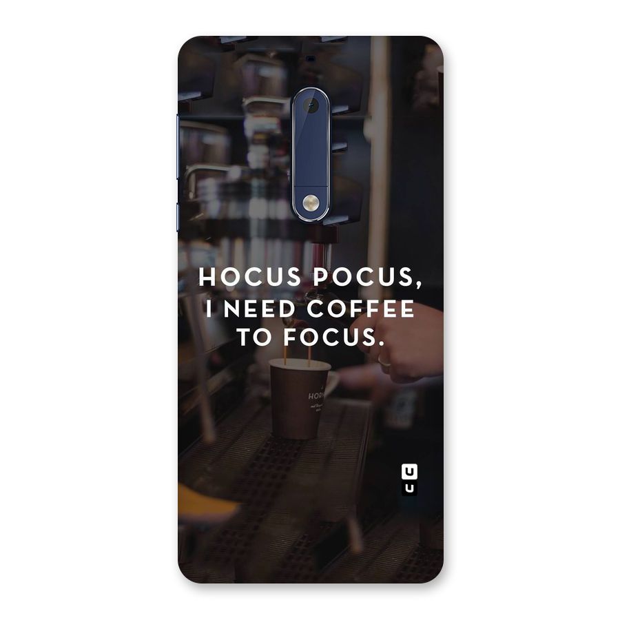 Coffee Focus Back Case for Nokia 5
