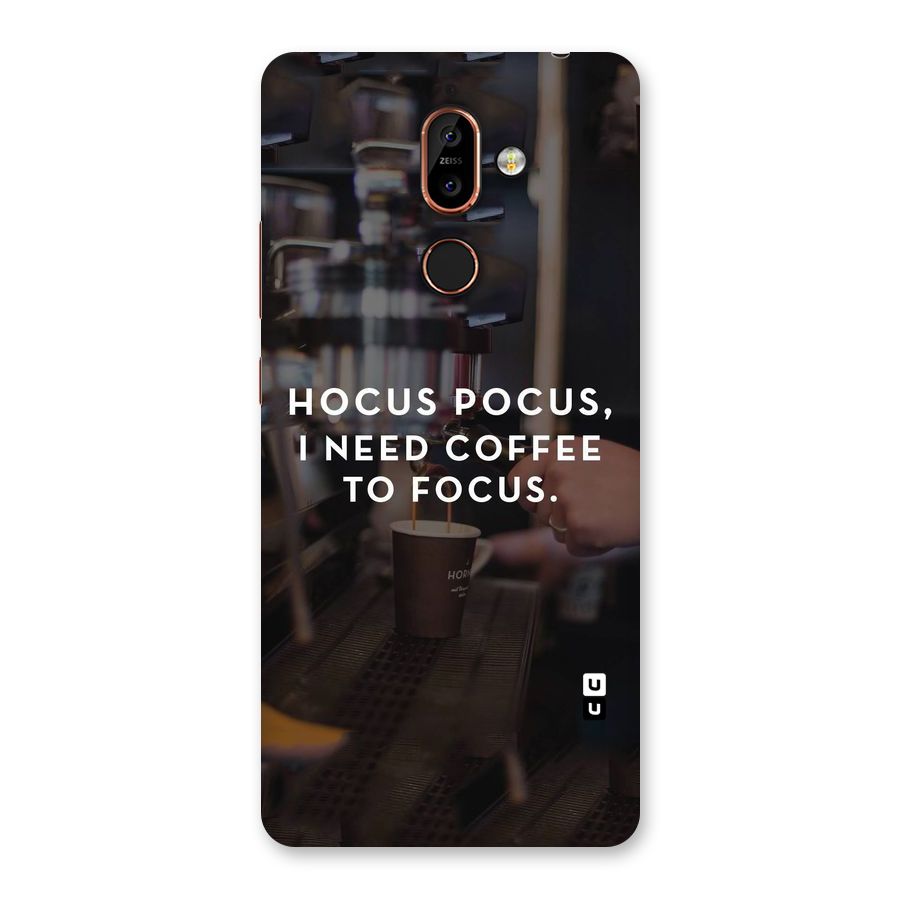 Coffee Focus Back Case for Nokia 7 Plus