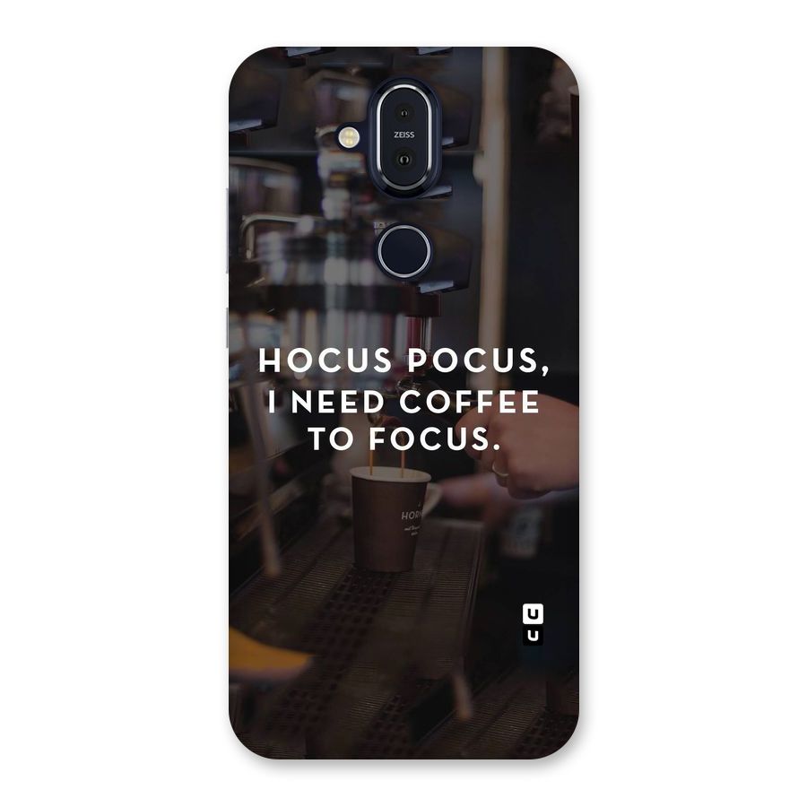 Coffee Focus Back Case for Nokia 8.1