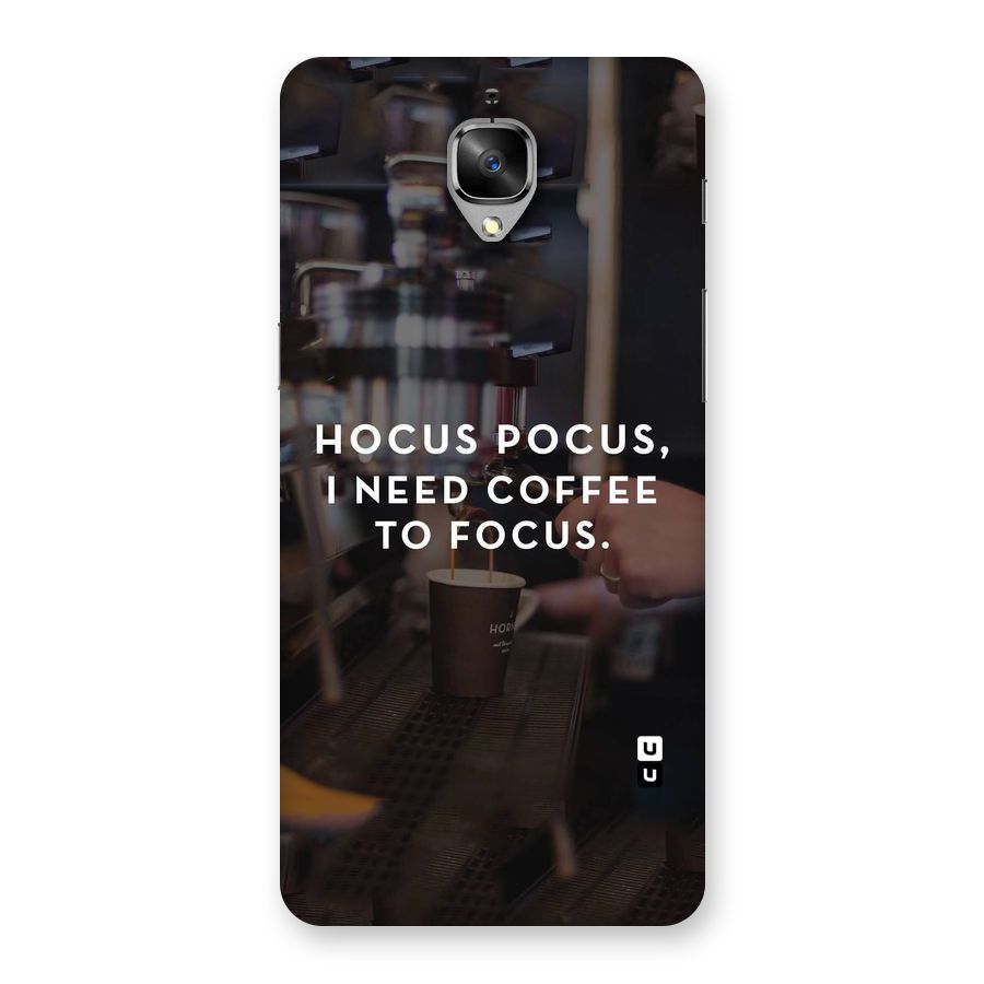 Coffee Focus Back Case for OnePlus 3