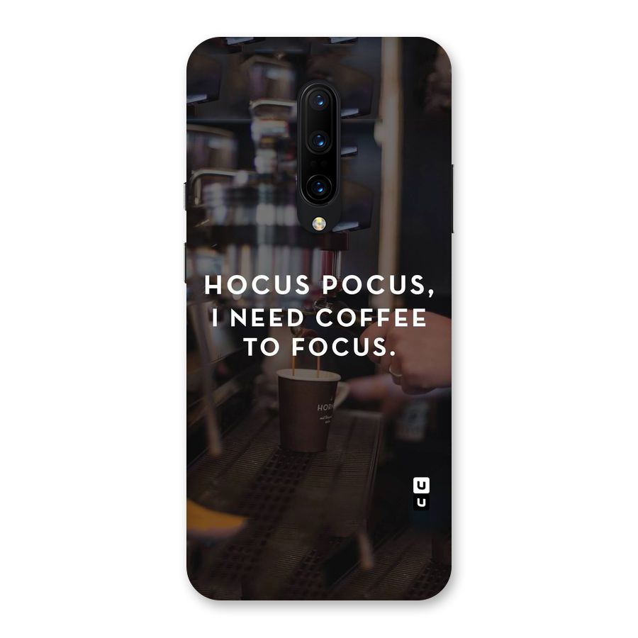 Coffee Focus Back Case for OnePlus 7 Pro