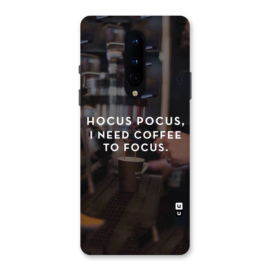 Coffee Focus Back Case for OnePlus 8