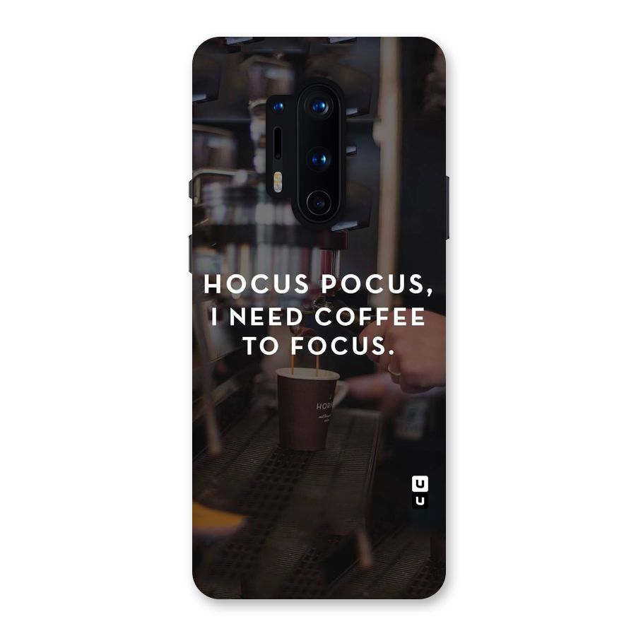 Coffee Focus Back Case for OnePlus 8 Pro
