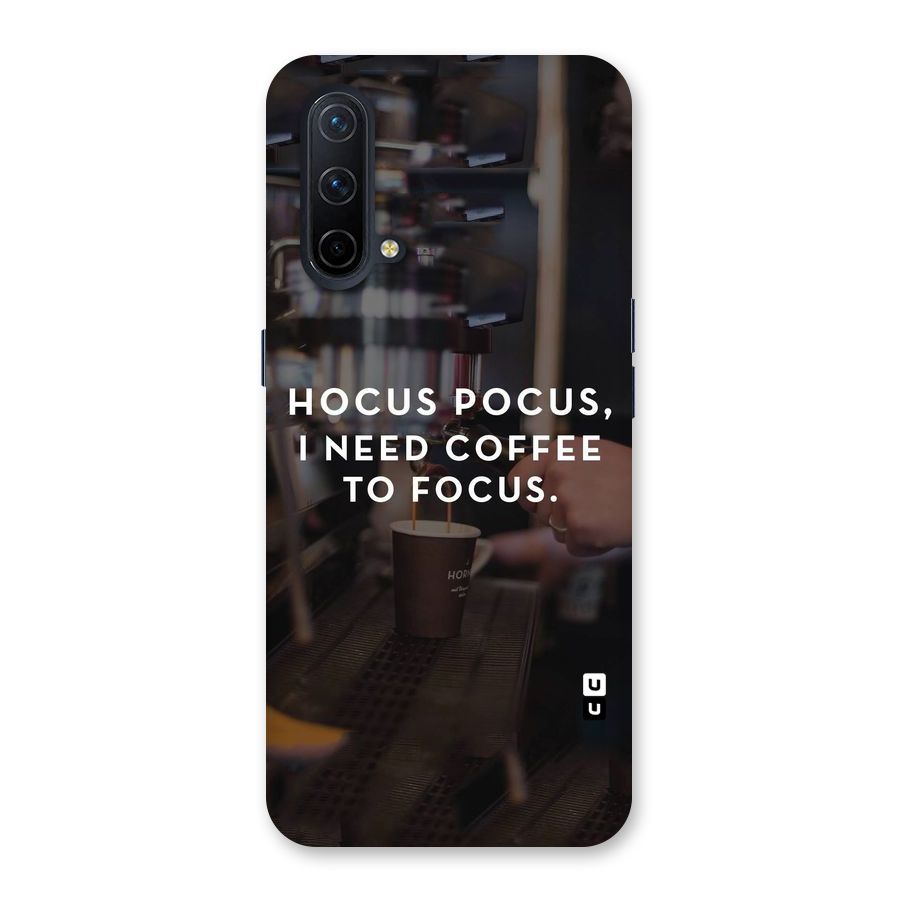 Coffee Focus Back Case for OnePlus Nord CE 5G