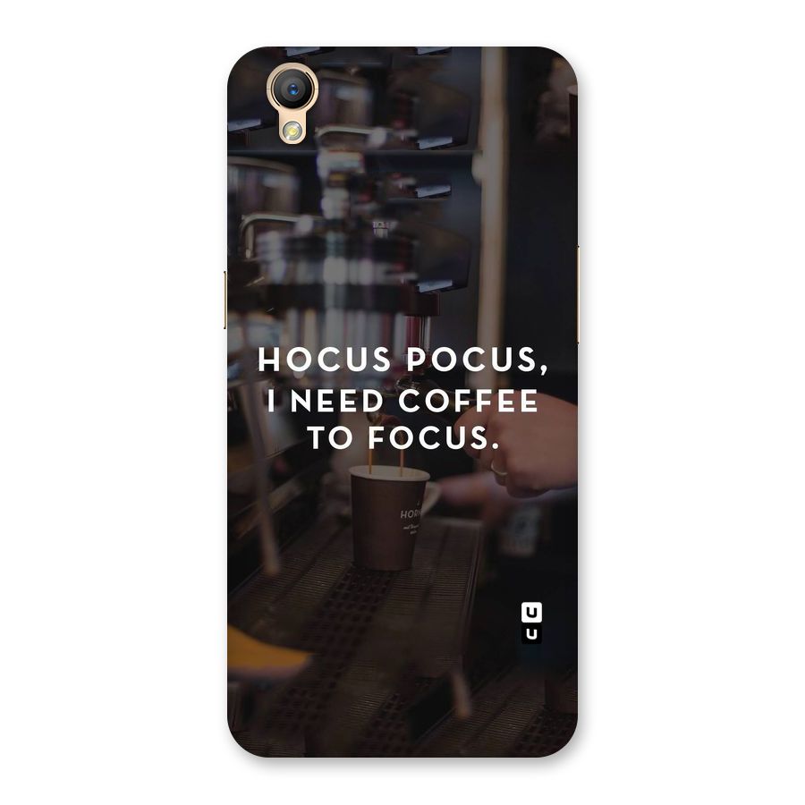 Coffee Focus Back Case for Oppo A37
