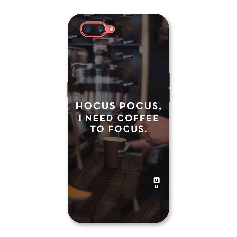 Coffee Focus Back Case for Oppo A3s
