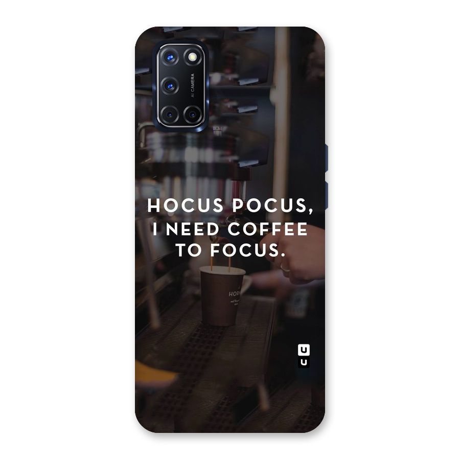 Coffee Focus Back Case for Oppo A52