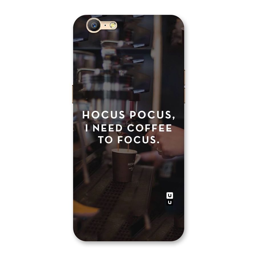 Coffee Focus Back Case for Oppo A57