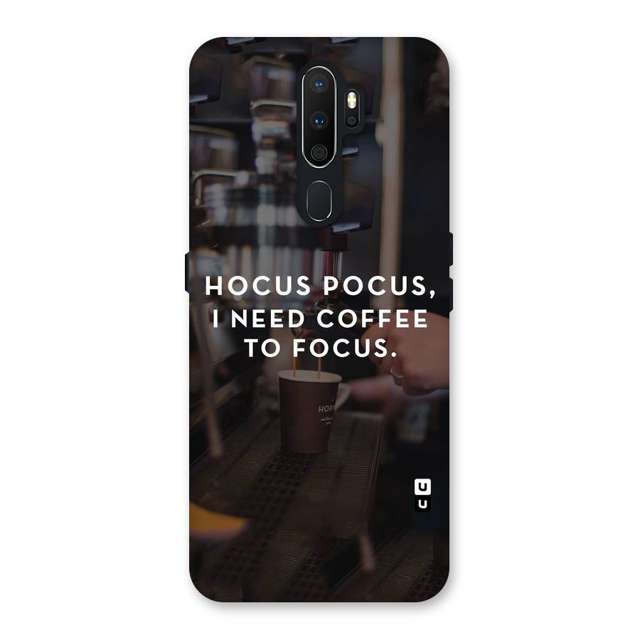 Coffee Focus Back Case for Oppo A5 (2020)