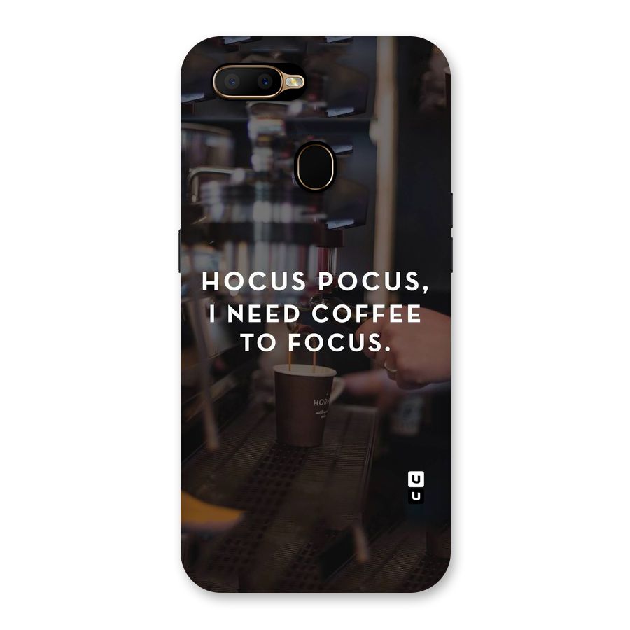 Coffee Focus Back Case for Oppo A5s