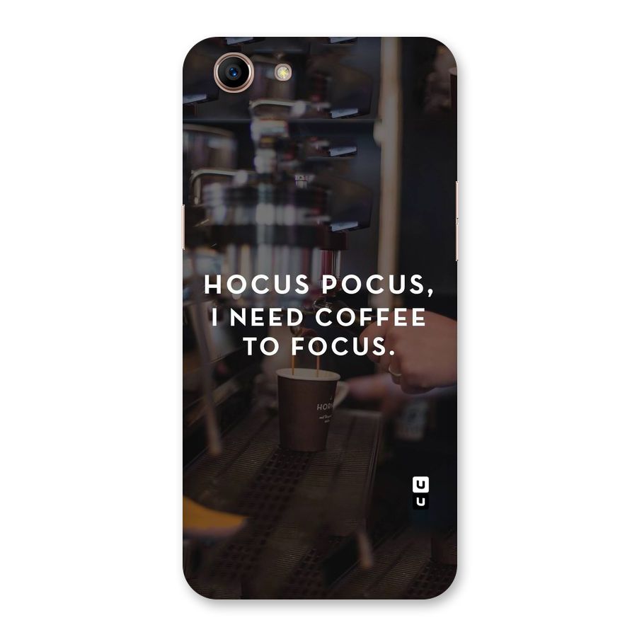 Coffee Focus Back Case for Oppo A83 (2018)