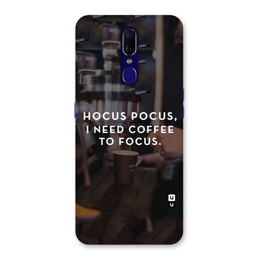 Coffee Focus Back Case for Oppo A9